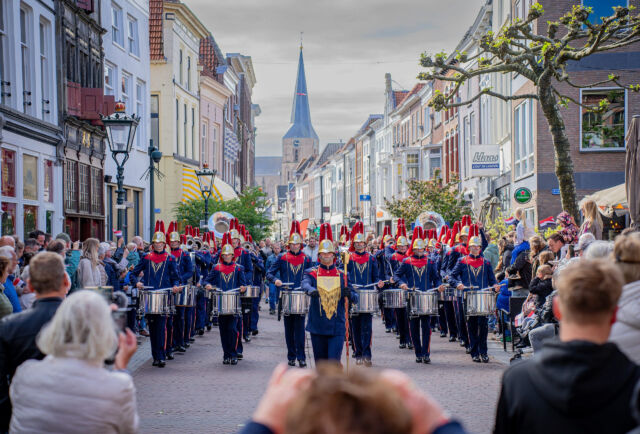 Parade in Bailleul (Frankrijk)