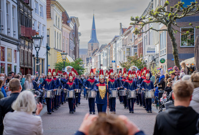 Parade in Bailleul (Frankrijk)